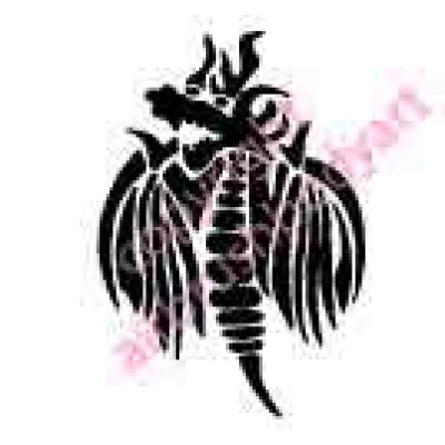 0269 dragon reusable stencil